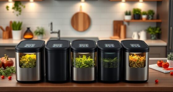 top kitchen compost bins