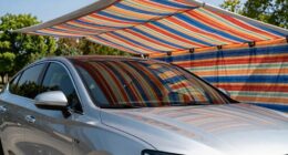 car cooling through sunshade