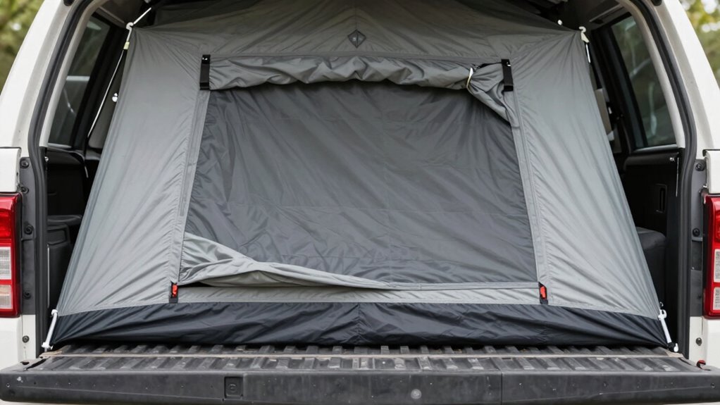 ensure truck bed tent fit