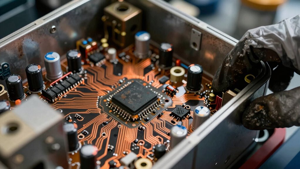 inspect internal components regularly