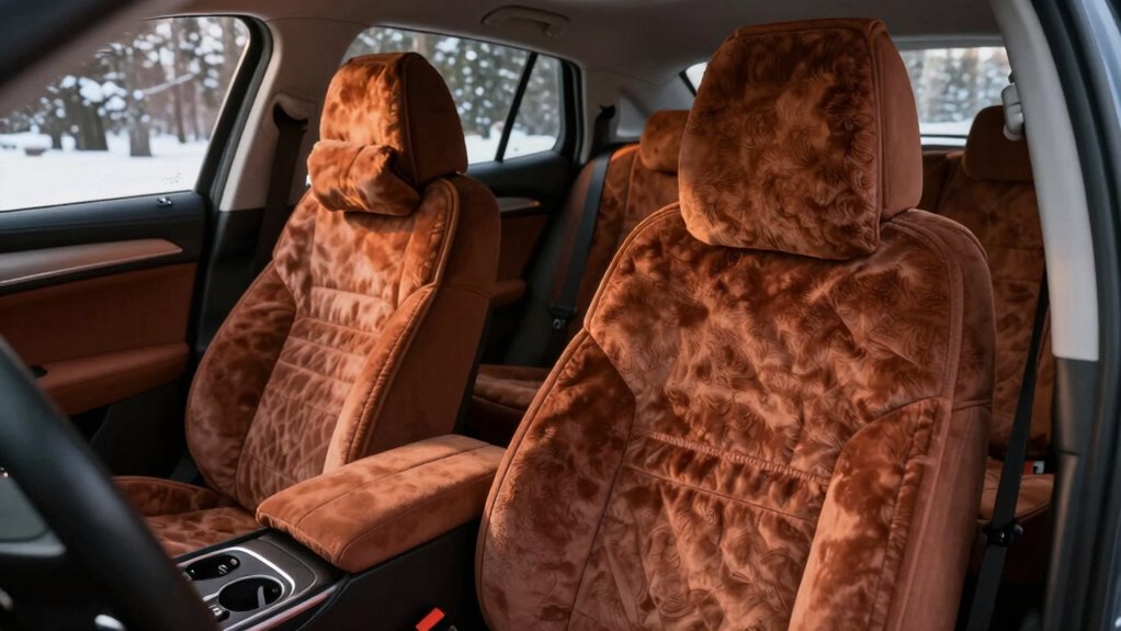 insulate seats with thermal materials