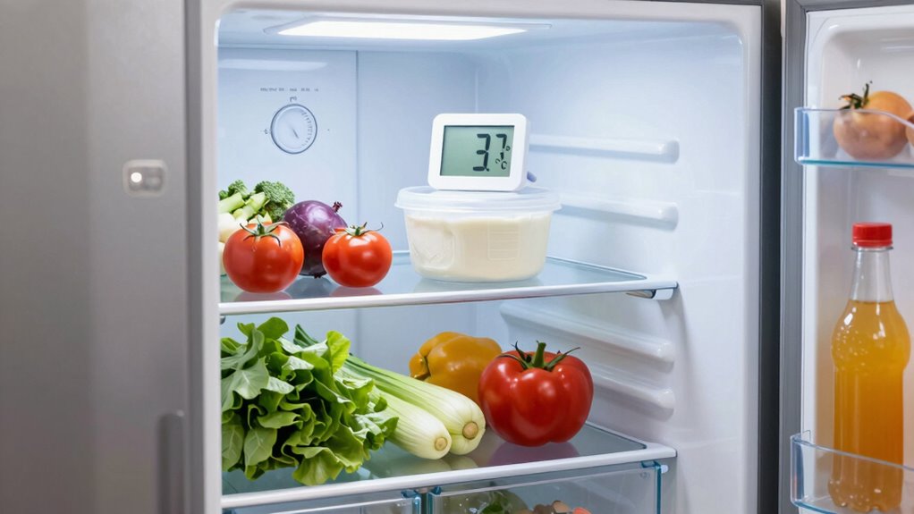 monitor fridge temperature regularly