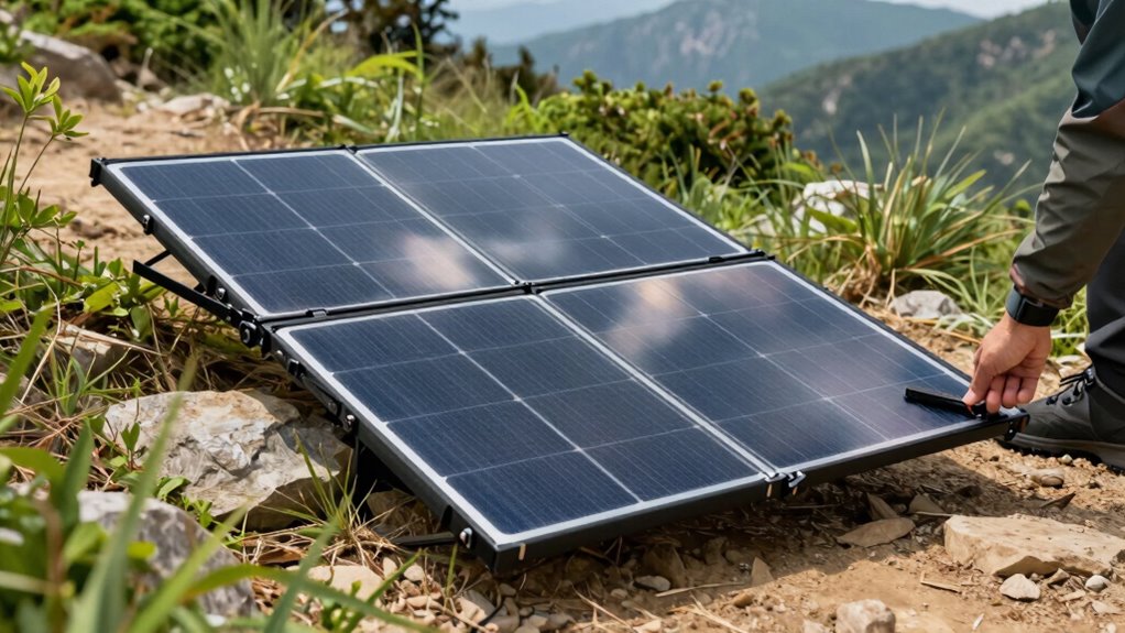 portable foldable outdoor solar power