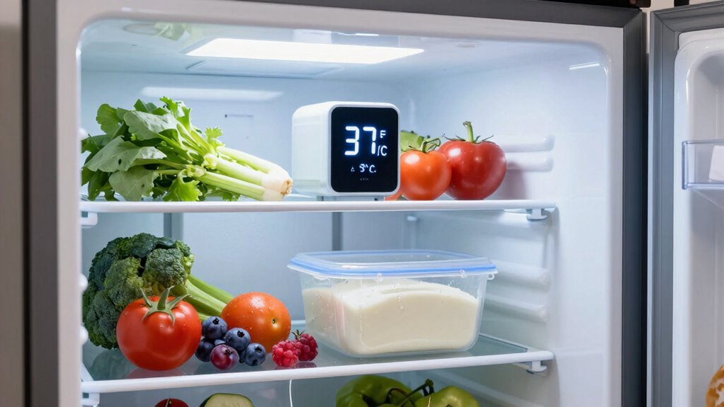 proper fridge temperature control