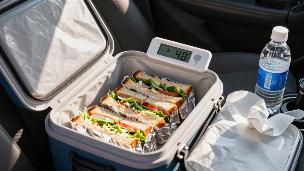 proper temperature and freshness