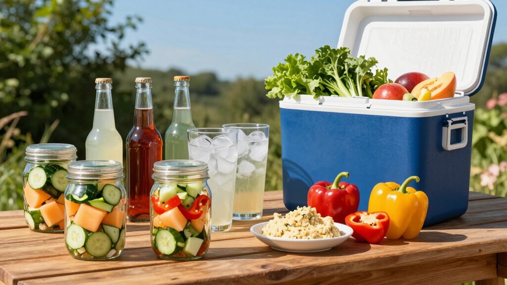 properly pack and store perishables