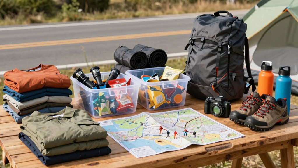 road trip packing checklist