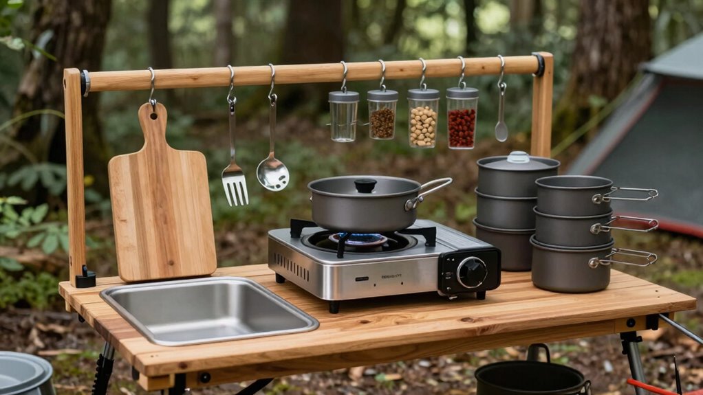 safe organized camp cooking