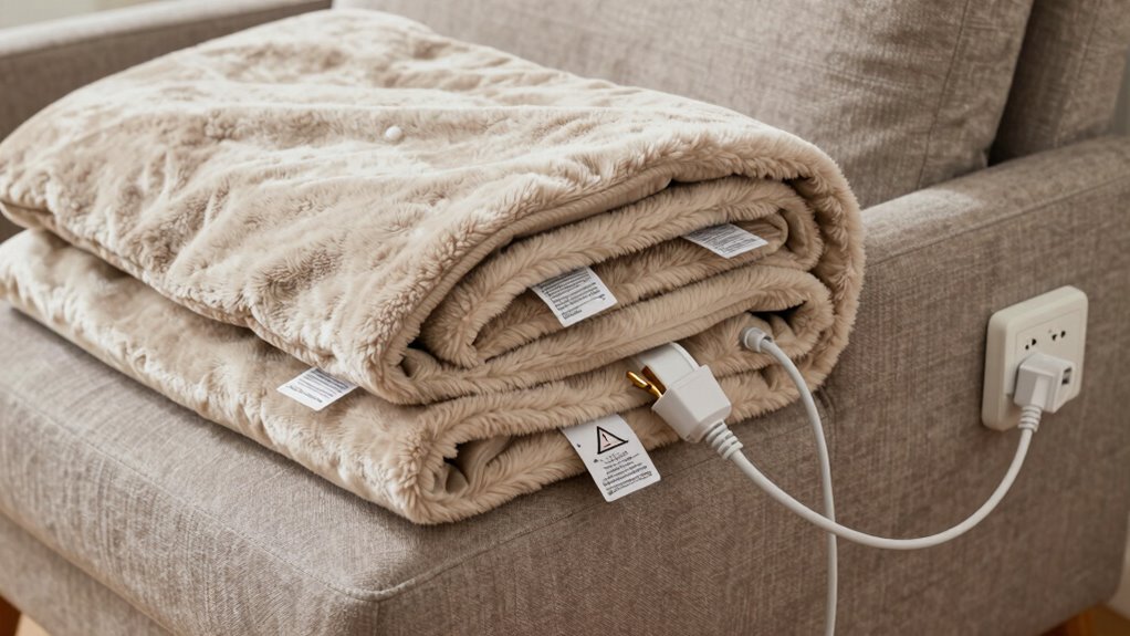safety features for heated blankets