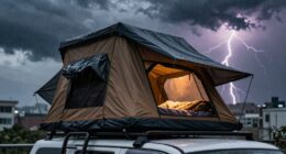 storm proof rooftop camping safety