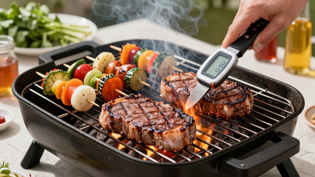 temperature control ensures food safety