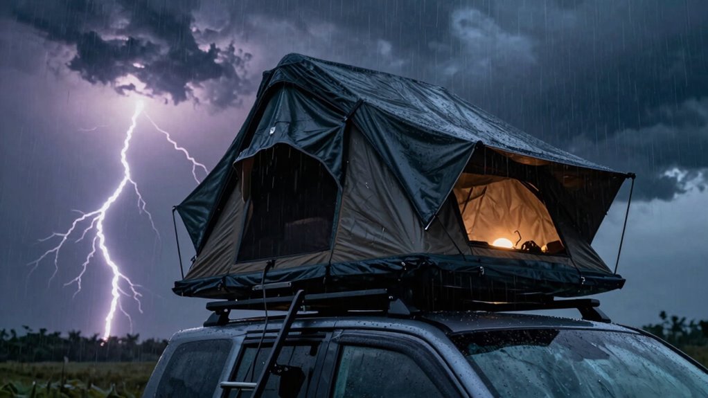 weather ready rooftop camping preparations