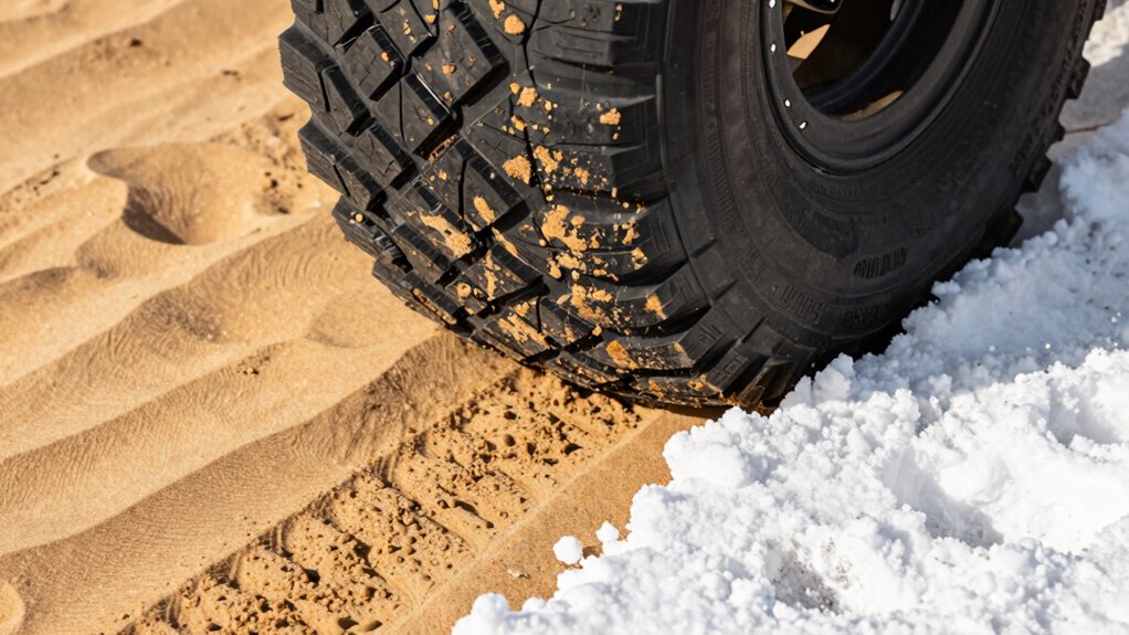 adjust tire pressure for traction