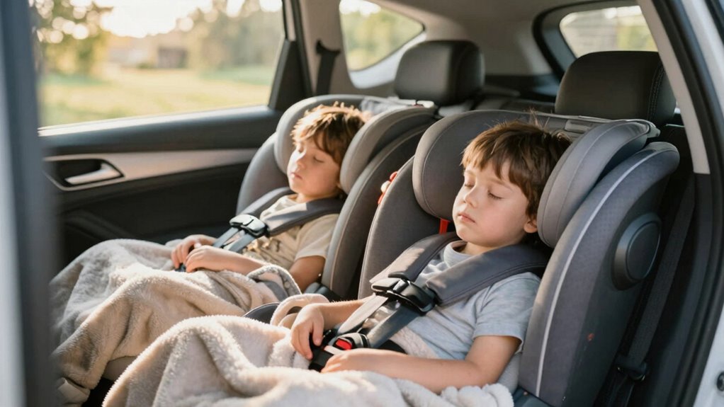 consistent car nap routines