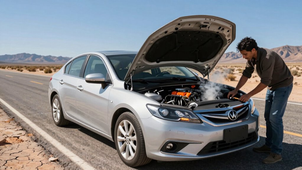 cooling system failure causes overheating