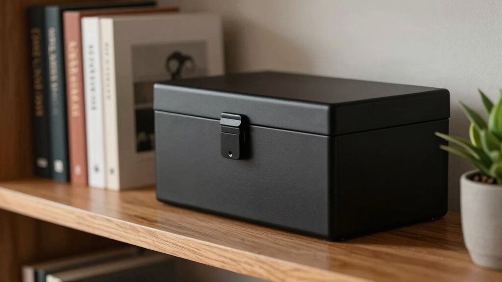 discreet lock box protection