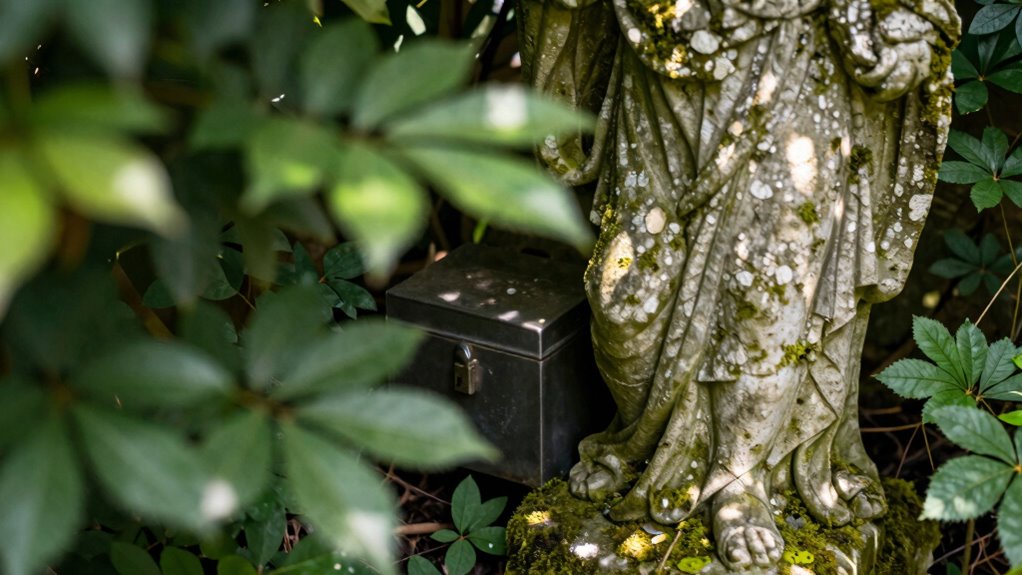 discreet outdoor hiding locations