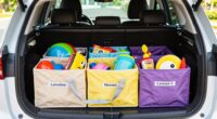 efficient child travel packing
