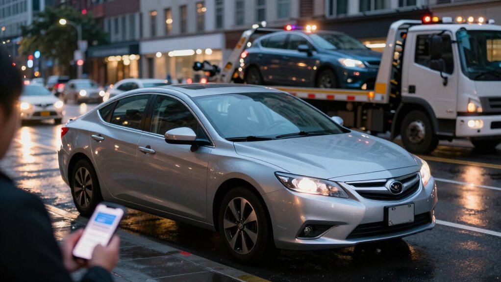 find your towed vehicle location