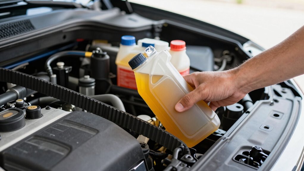 inspect fluids and belts regularly