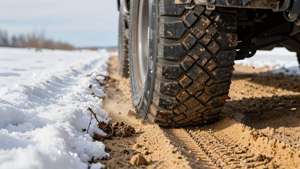 lower tire pressure for sand