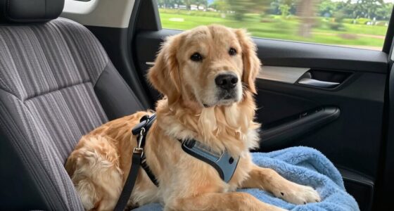 mitigate dog car nausea