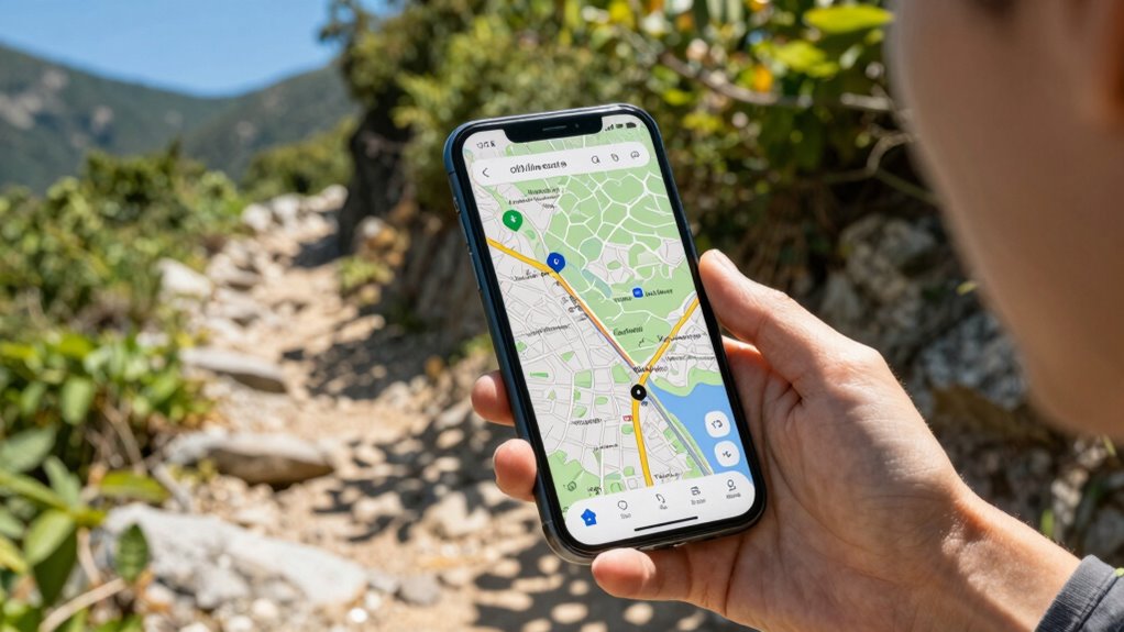offline maps ensure safe navigation