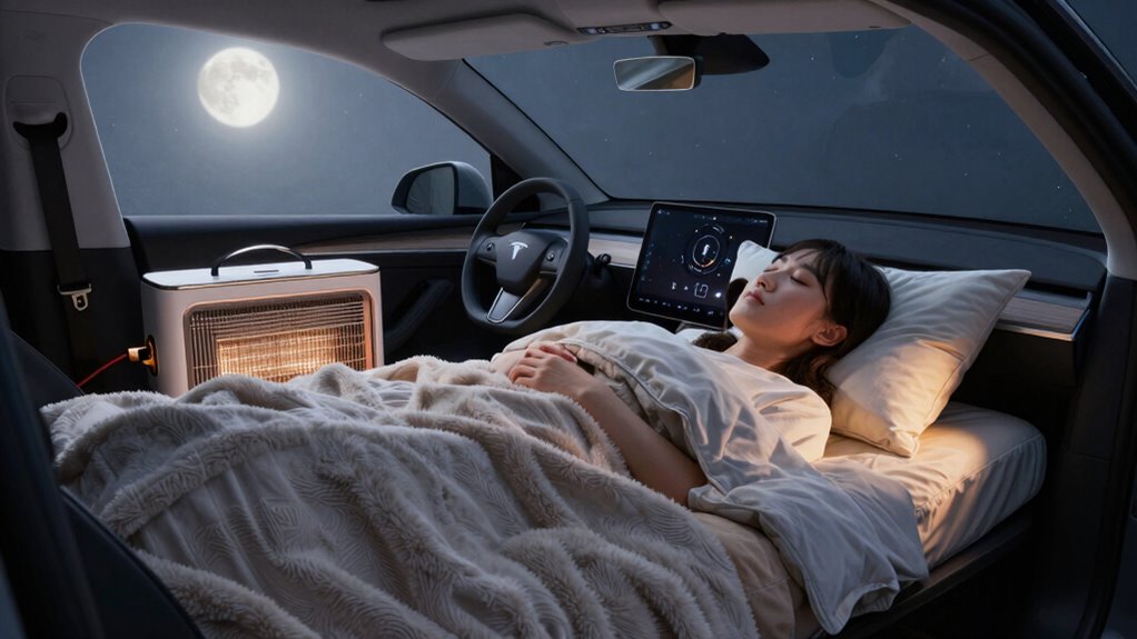 optimal car sleeping temperature