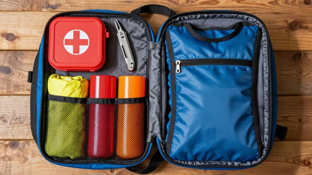 organize gear for quick access