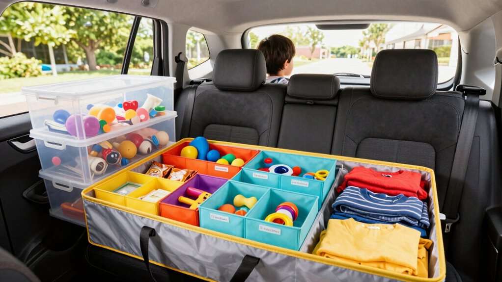 pack snacks secure items