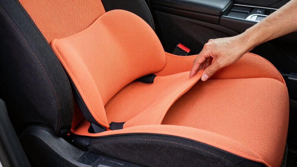 proper cushion placement and adjustment