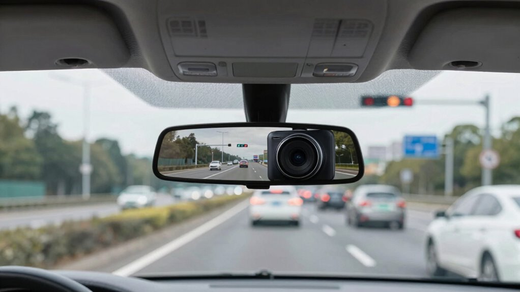 proper dash cam placement