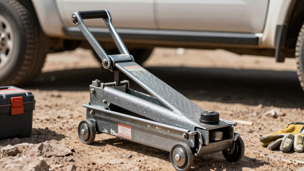 proper high lift jack usage