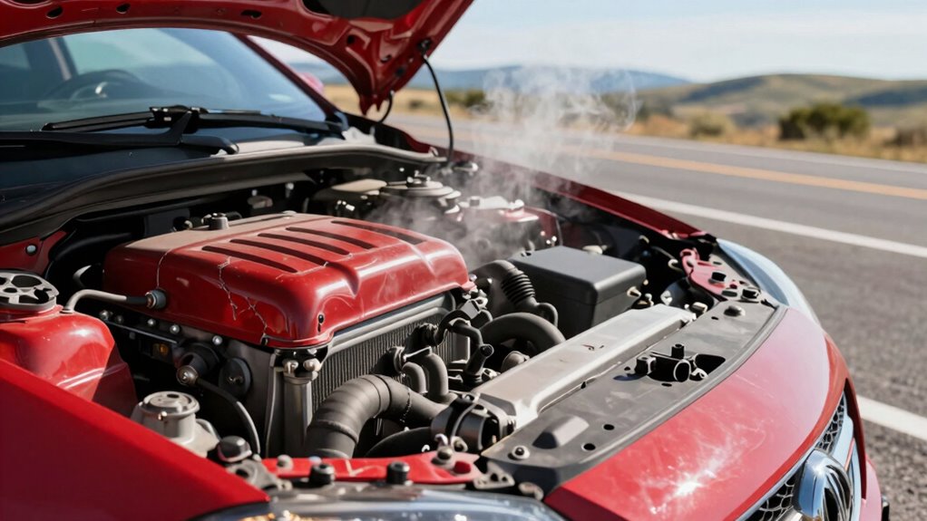 pull over cool engine check