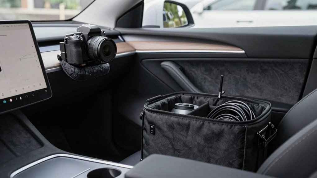 secure gadgets while driving