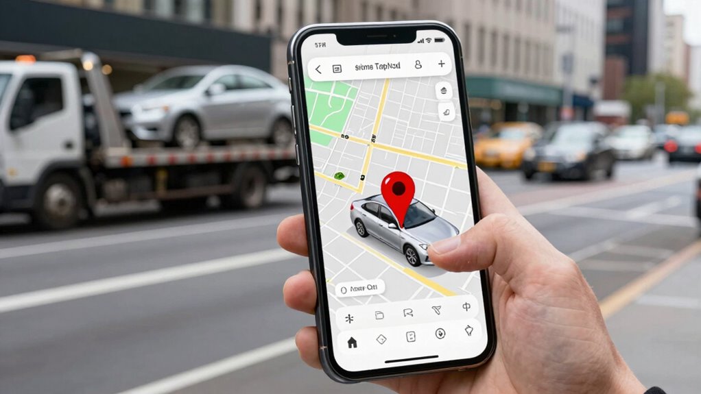 smartphone limits vehicle tracking
