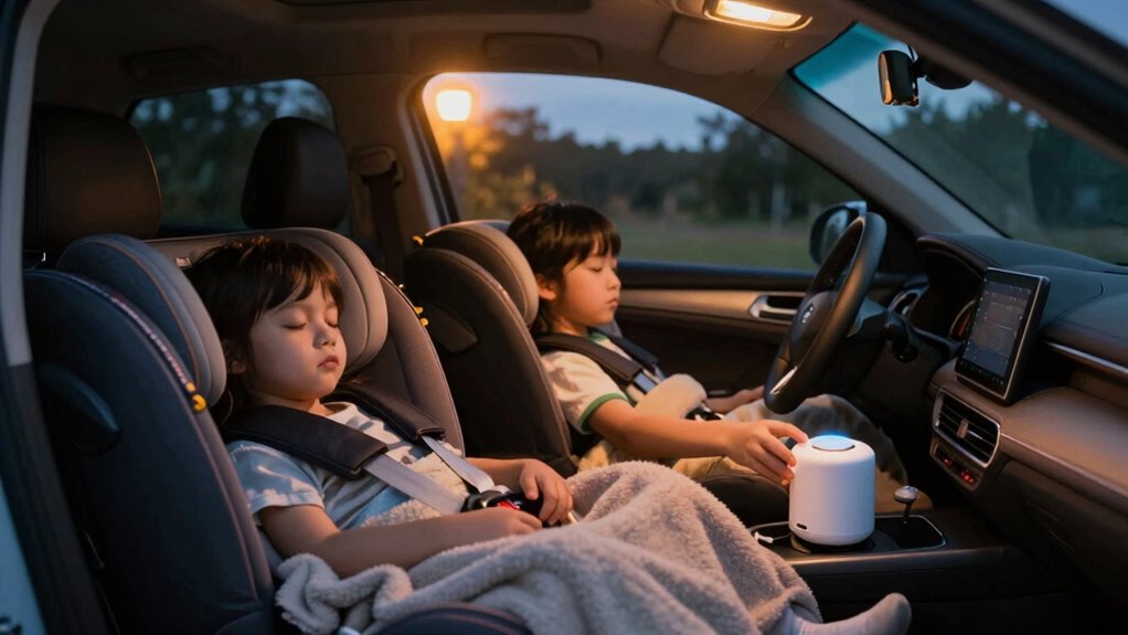 transition from car to bed