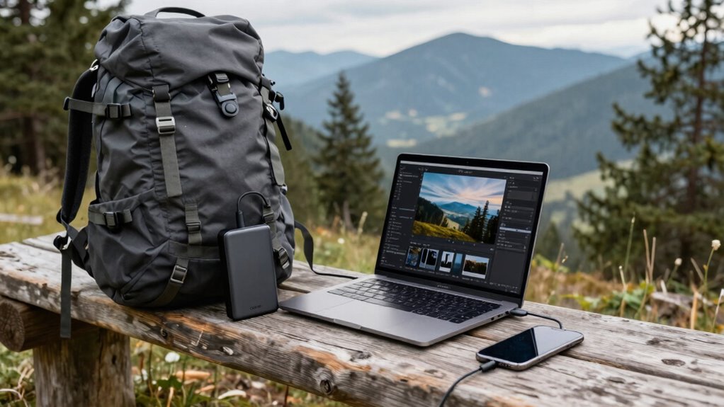 travel photo backup solutions