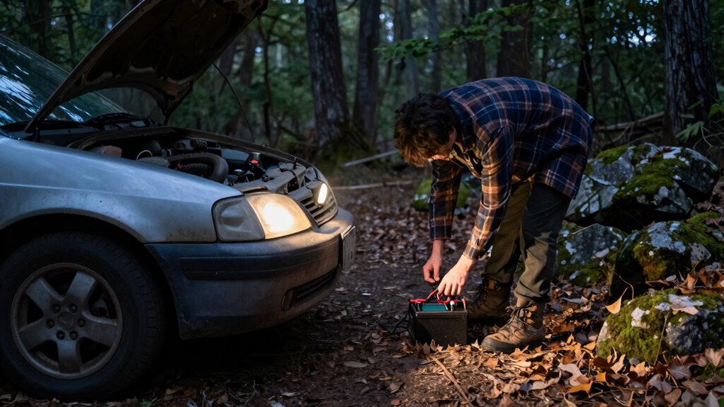 use portable power or call help