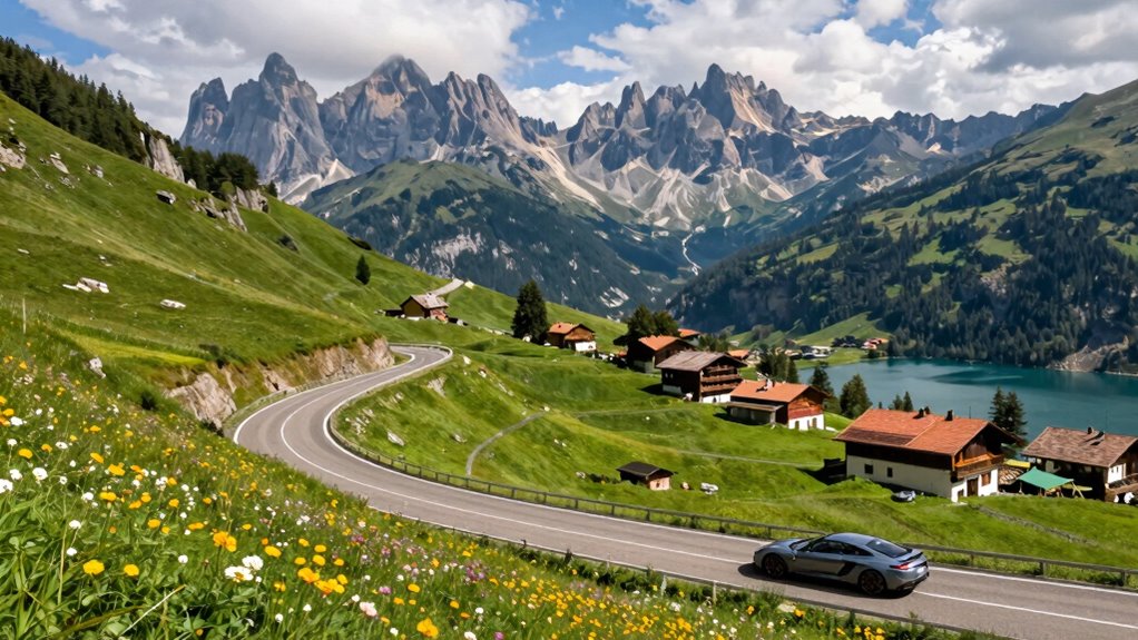 alpine scenery with culinary charm
