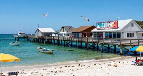 beach seafood charm trip