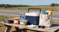 create efficient travel snack kit