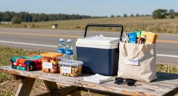 create efficient travel snack kit