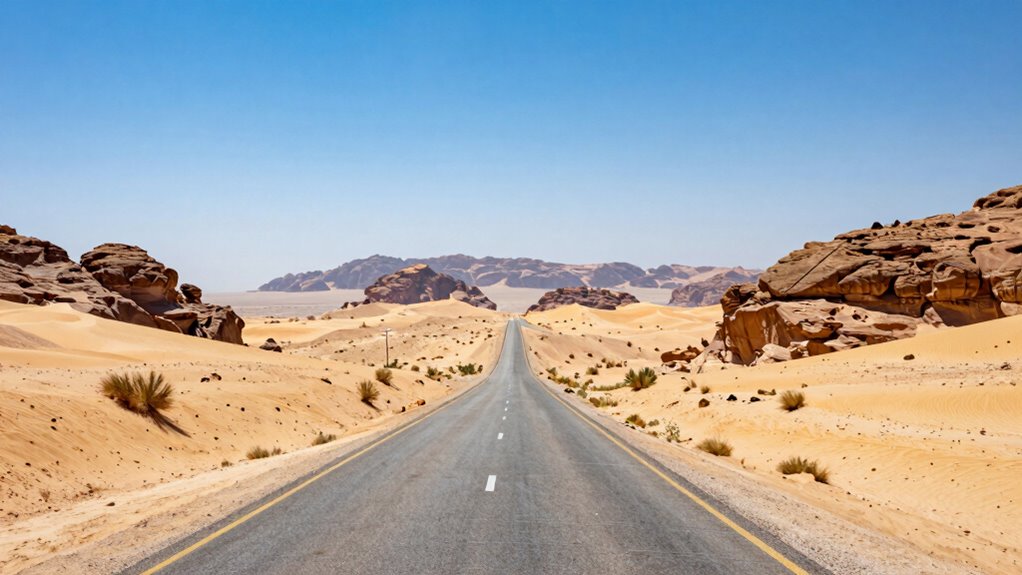 efficient desert scenic route