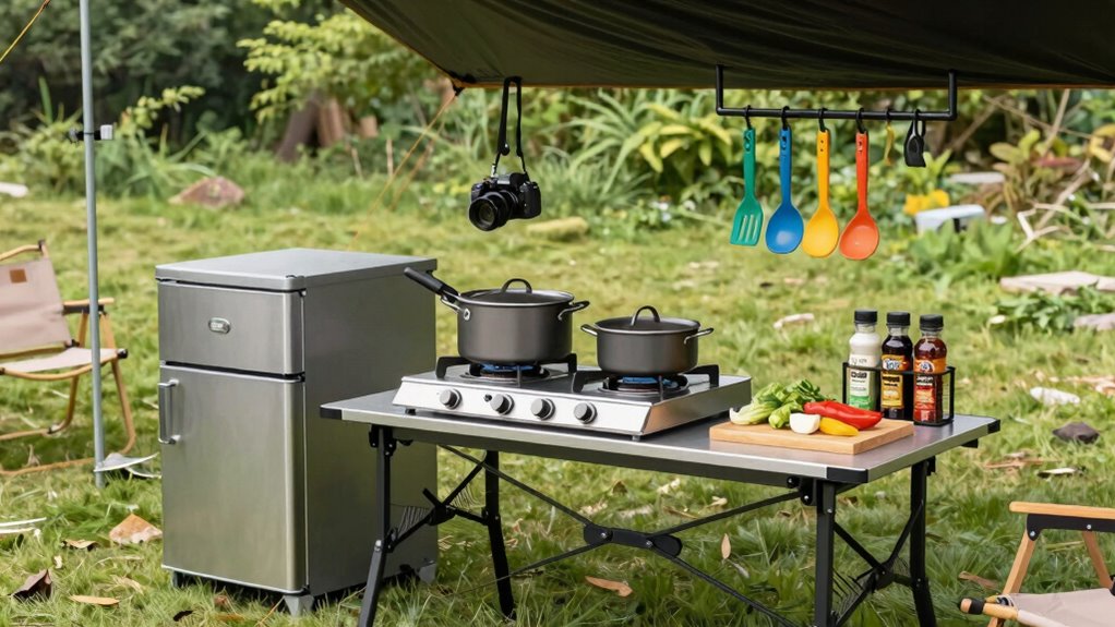 efficient organized camp kitchen