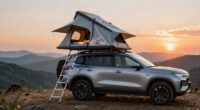 efficient rooftop tent setup