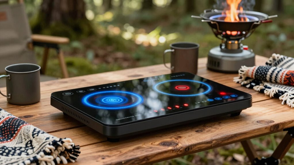 efficient safe camping cooking