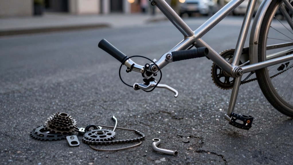 gear malfunction warns of failure
