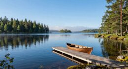 luxurious finnish lake journey