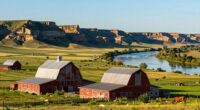 midwest countryside river towns
